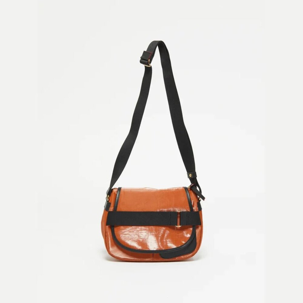 Jack Gomme Gaby Linen Satchel Shoulder Bag